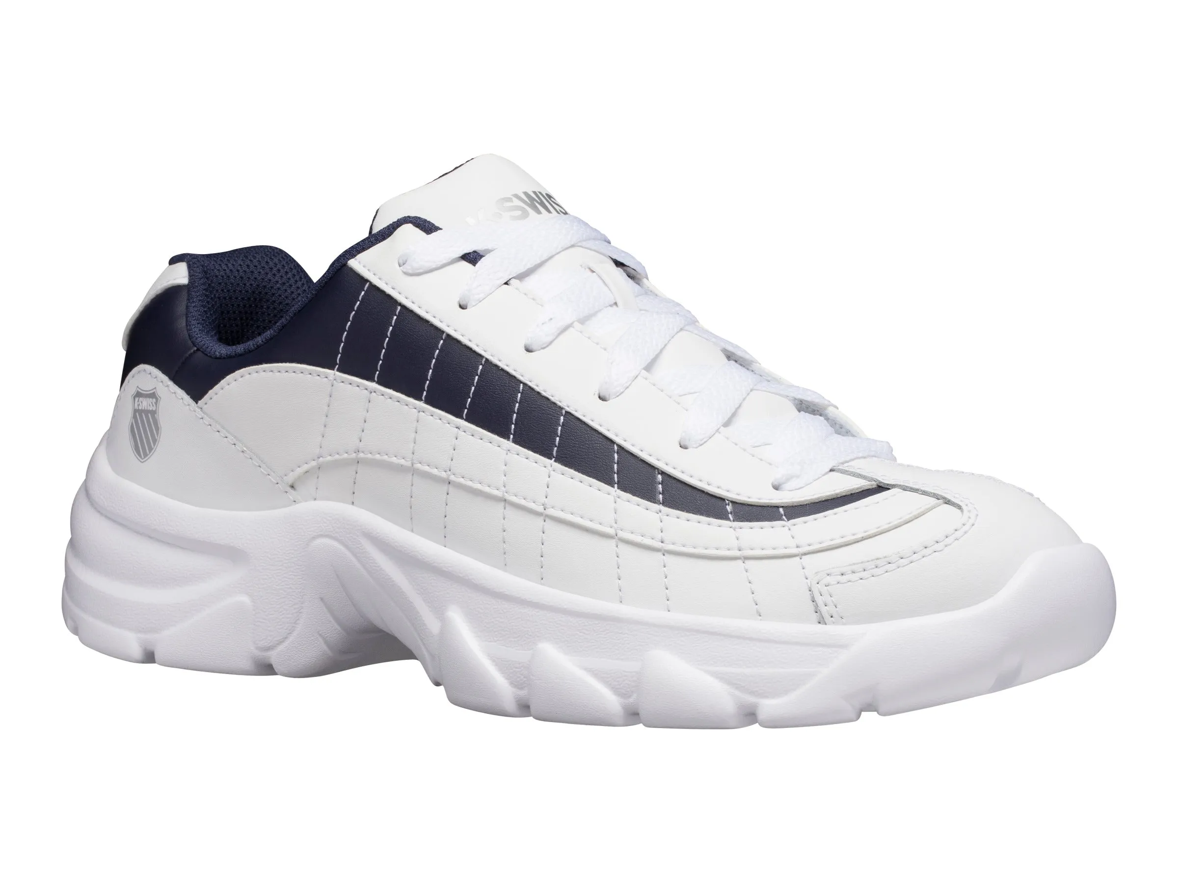 06605-940-M | MENS ST129 | WHITE/NAVY/SILVER