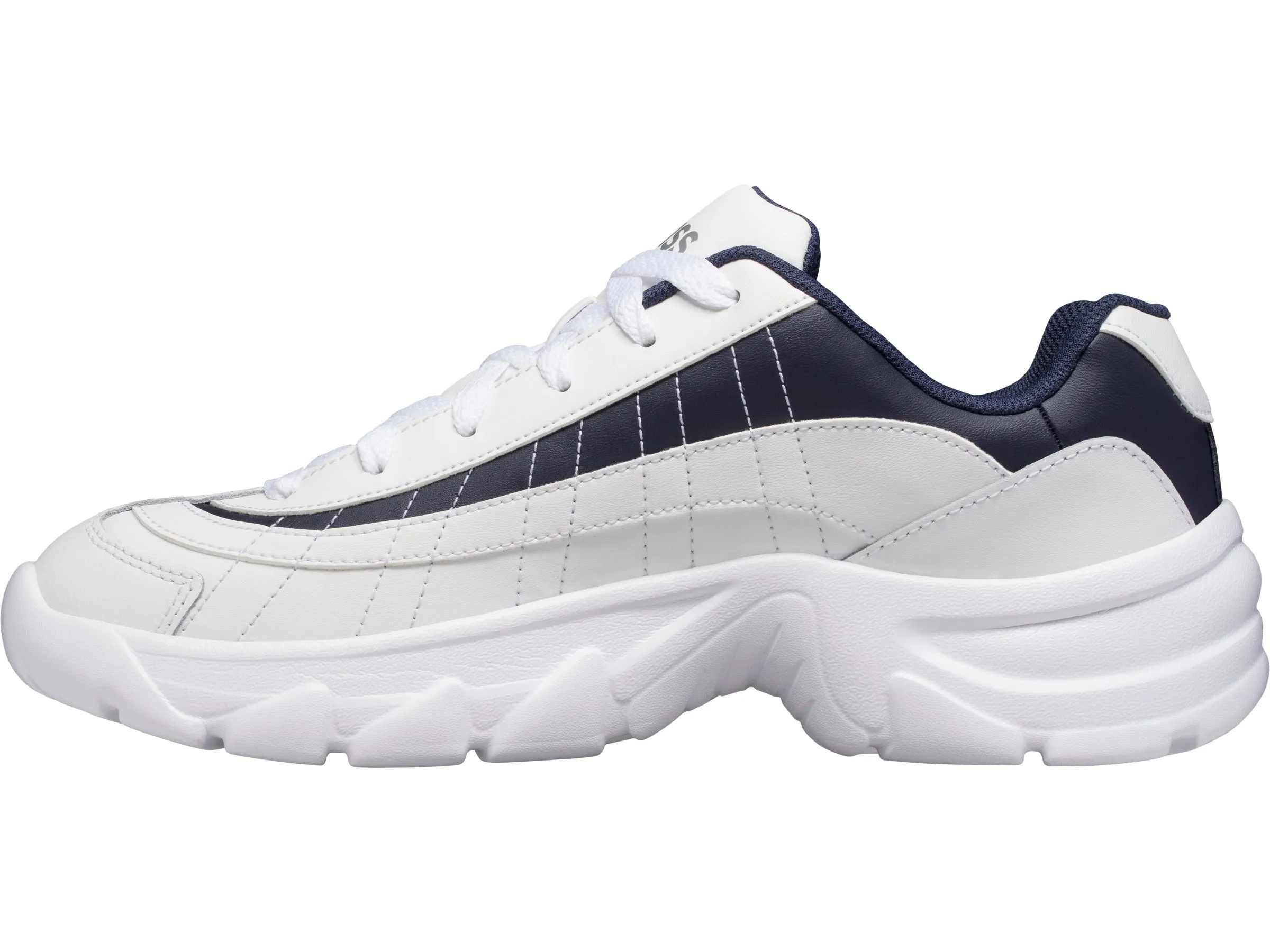 06605-940-M | MENS ST129 | WHITE/NAVY/SILVER