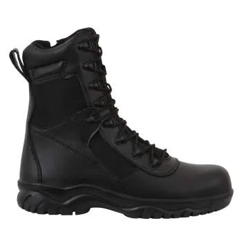 8 Inch Forced Entry Tactical Boot With Side Zipper & Composite Toe