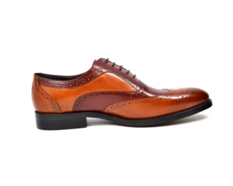 Adam Leather Mens Dress Shoes - British Collection with Oxford Leather Upper and Cushion Sole