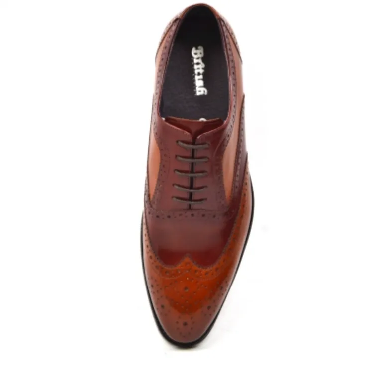 Adam Leather Mens Dress Shoes - British Collection with Oxford Leather Upper and Cushion Sole