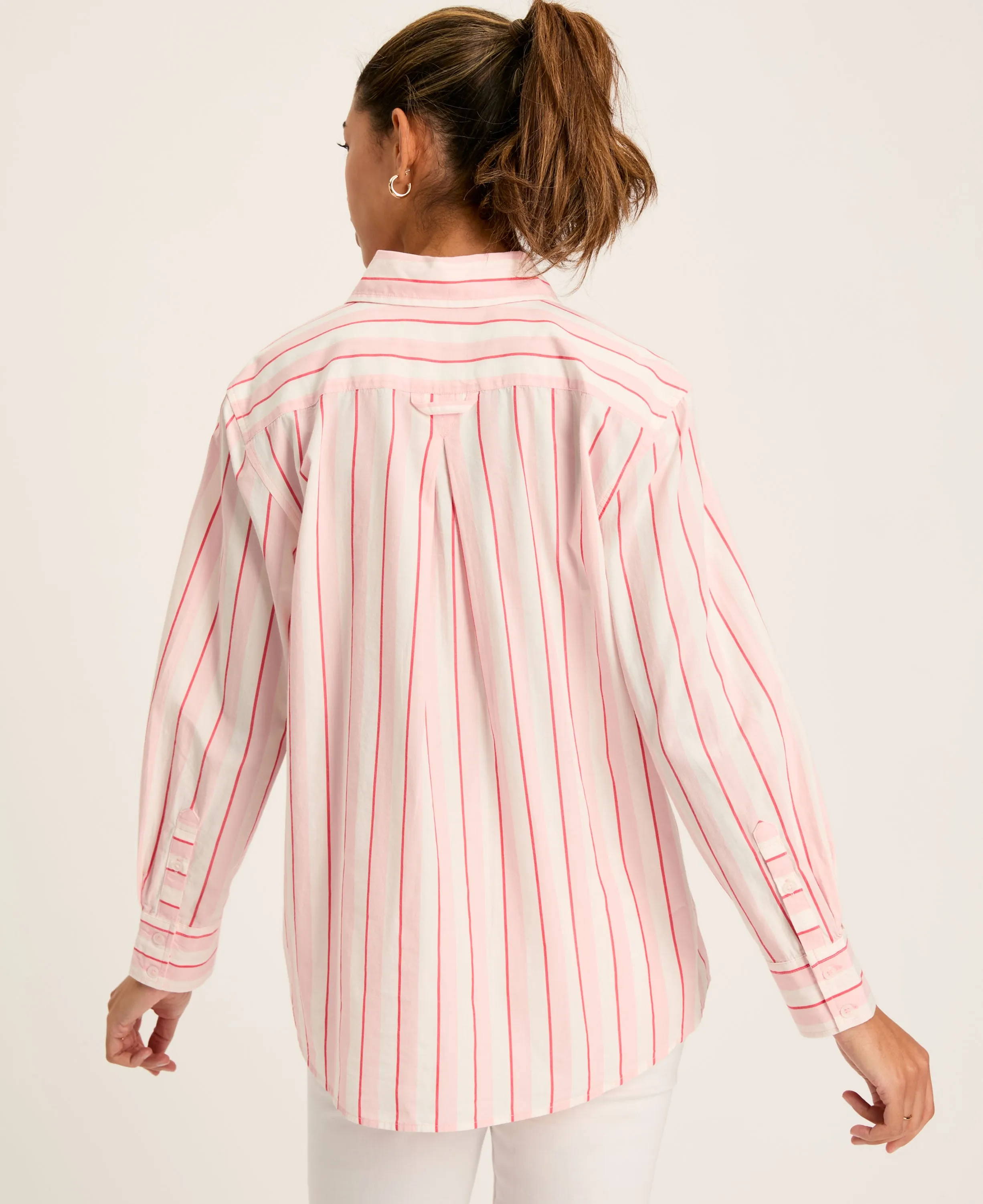 Amilla Stripe Shirt - Pink Stripe