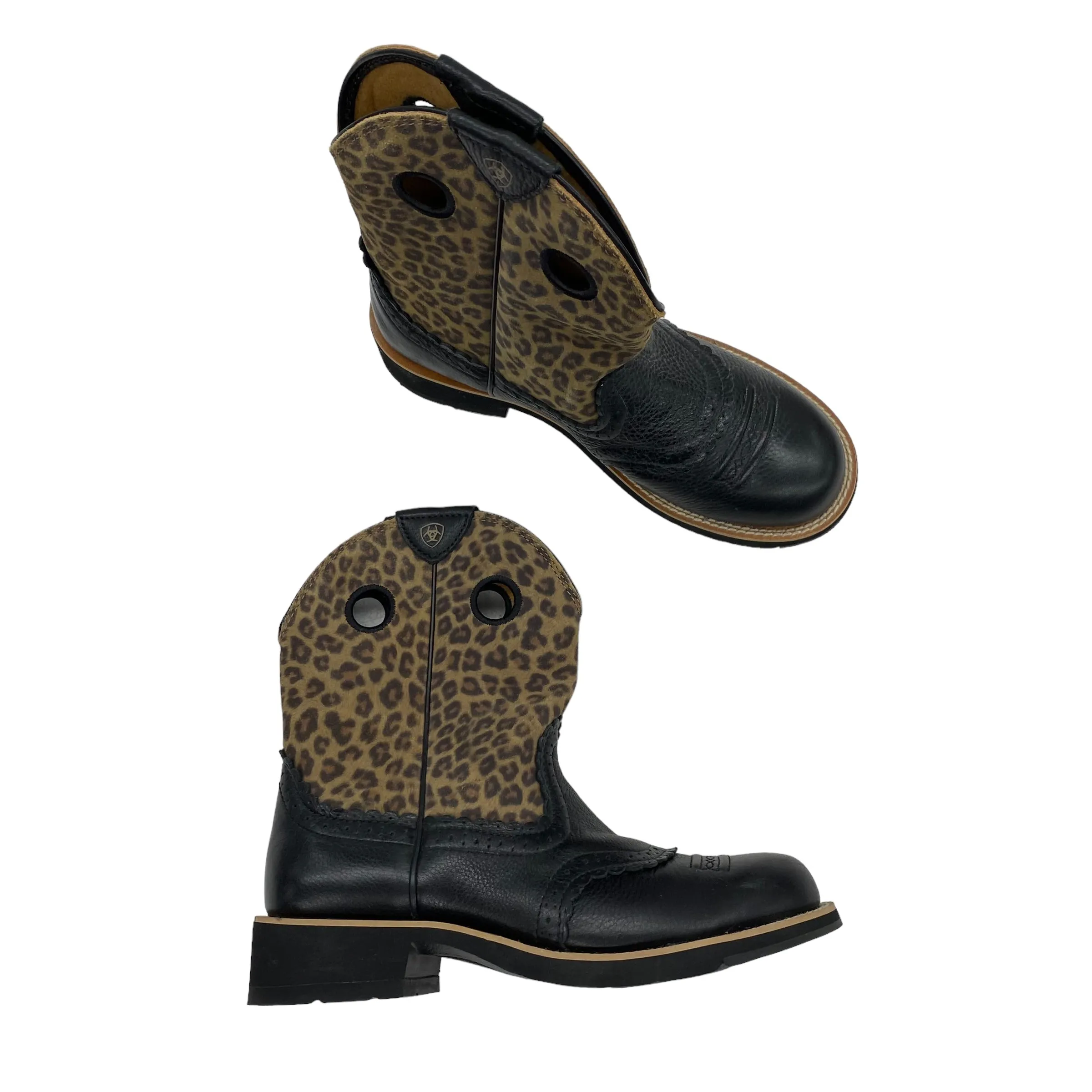 ANIMAL PRINT BOOTS WESTERN by ARIAT Size:9