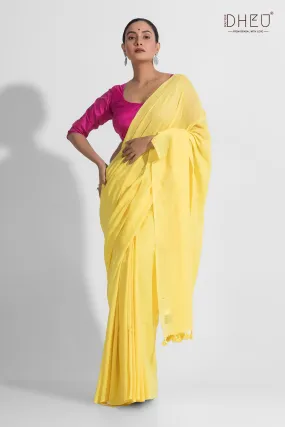 - AnviPure Khadi Mulmul Cotton Saree