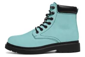 Aqua Mist Classic Boots - High Quality Micro-Suede Weatherproof Vegan Shoes with Stitched on Soles