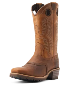 Ariat Hybrid Roughstock Square Toe Western Boot Style 10044565