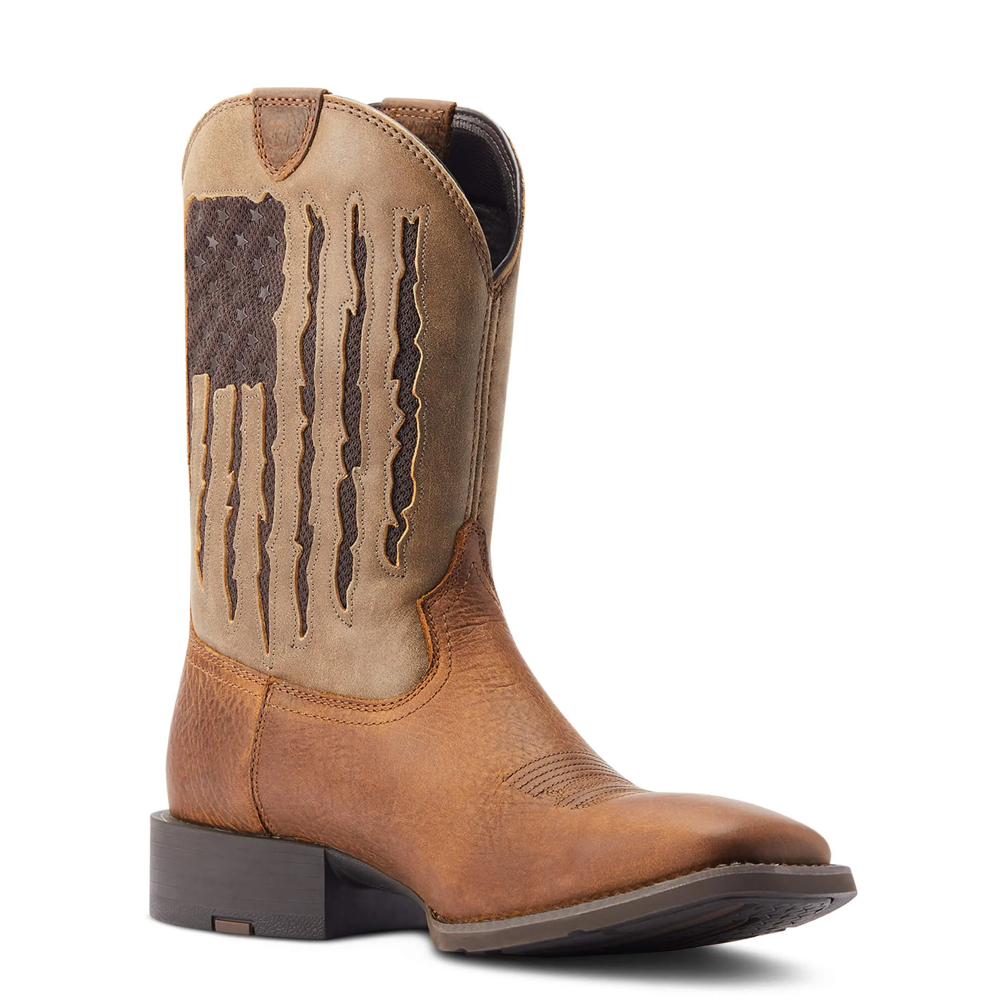 Ariat Men's Brown Sport My Country VentTEK Western Boot