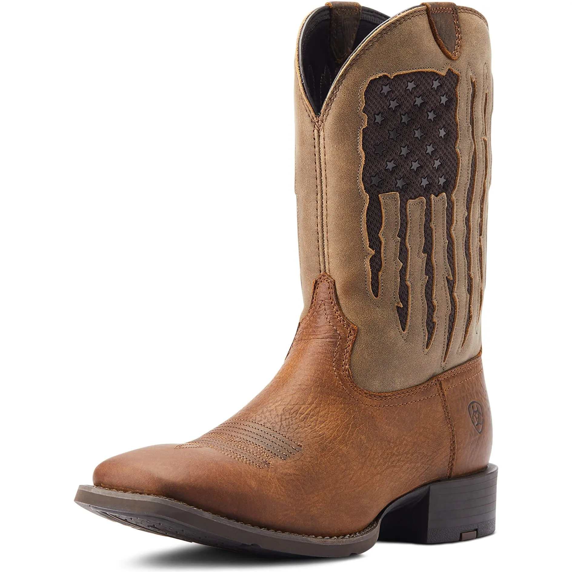 Ariat Men's Brown Sport My Country VentTEK Western Boot