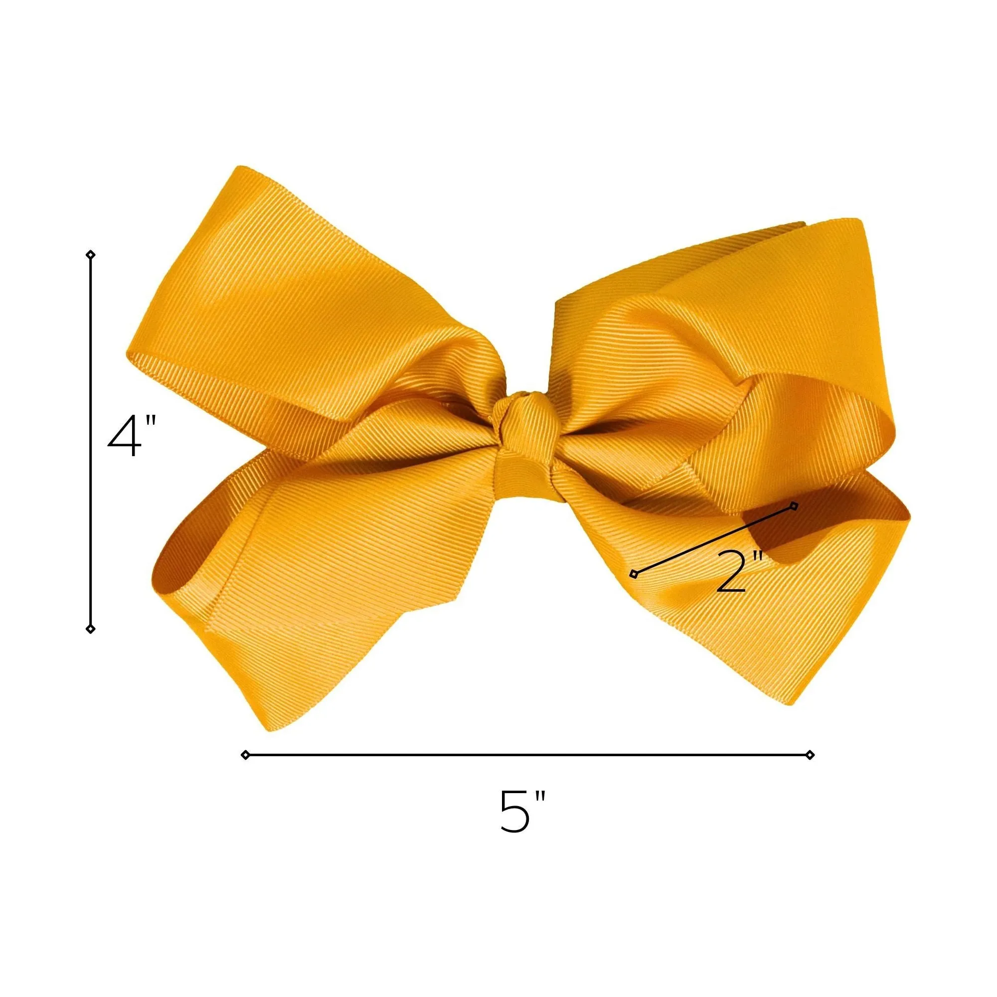 Athletic Gold Classic Hair Bow