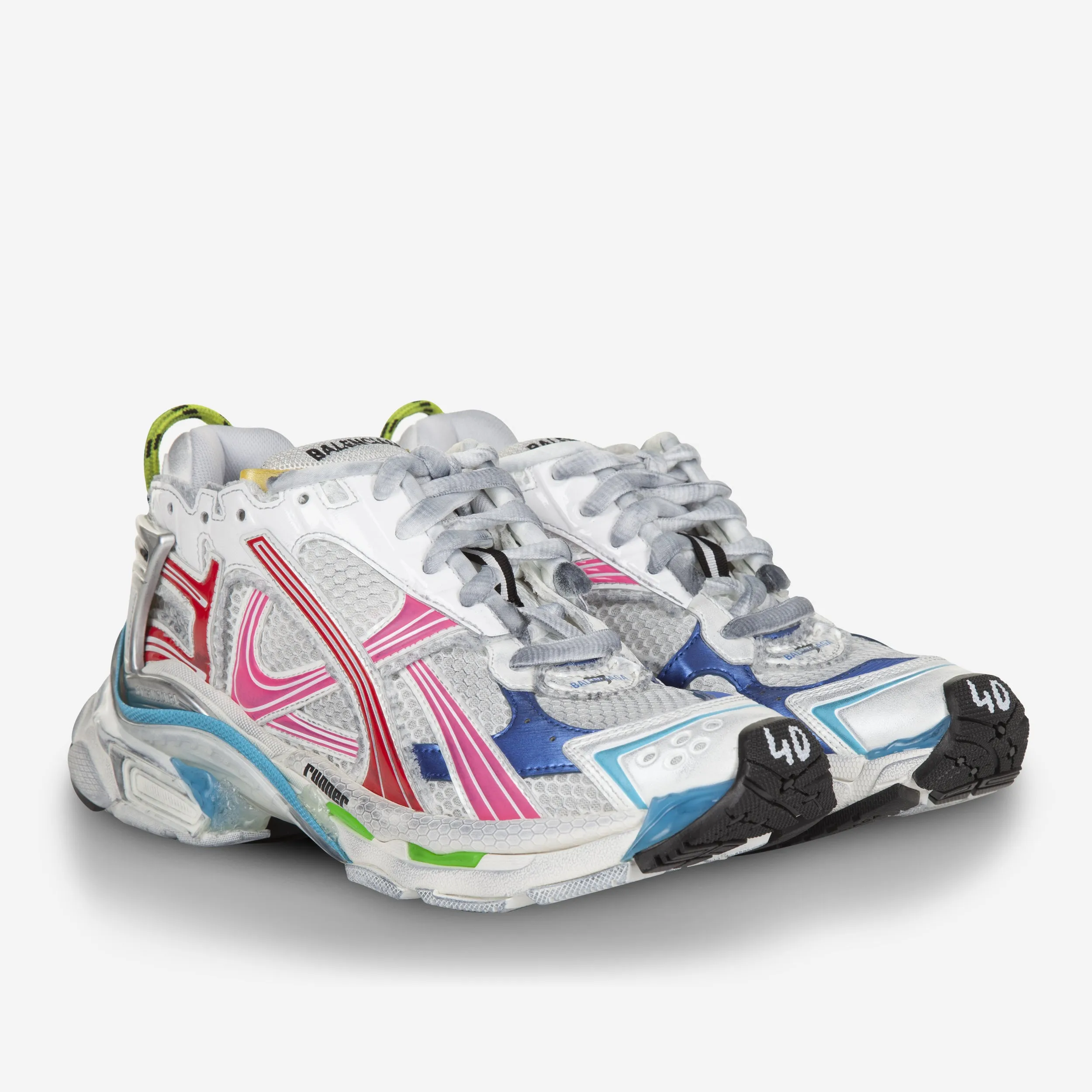 Balenciaga Runner Multicolor Sneakers: Stylish & Vibrant Unisex Footwear