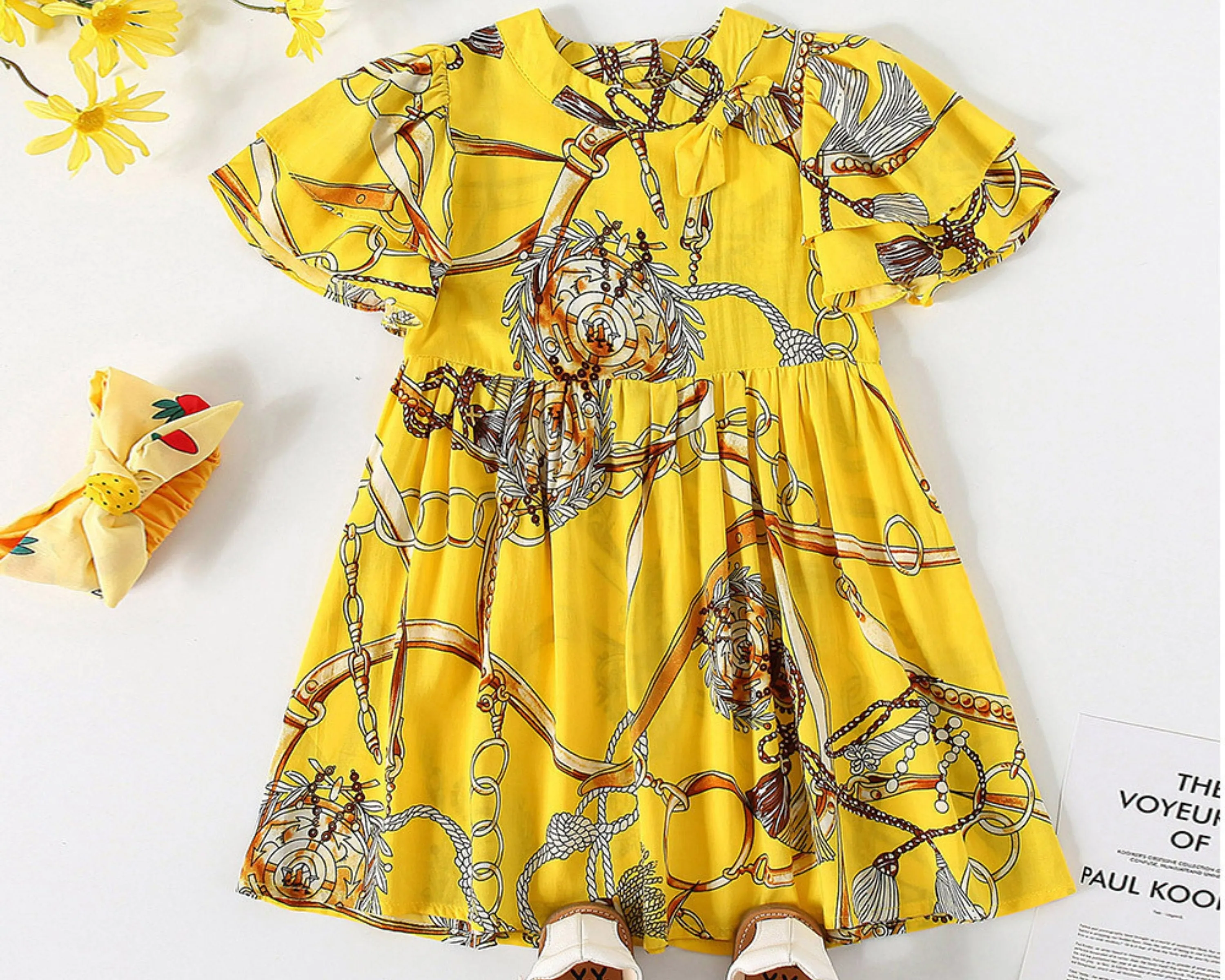 Beautiful Pattern Girl Dress For Summer | Toddler Kid Baby Girl Dress Gift Princess Girl Dresses Cloths 2-8 Years