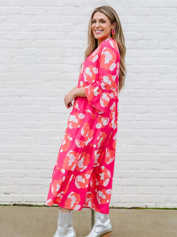 BENETTE DRESS | SPOT ON PINK MICHELLE MCDOWELL