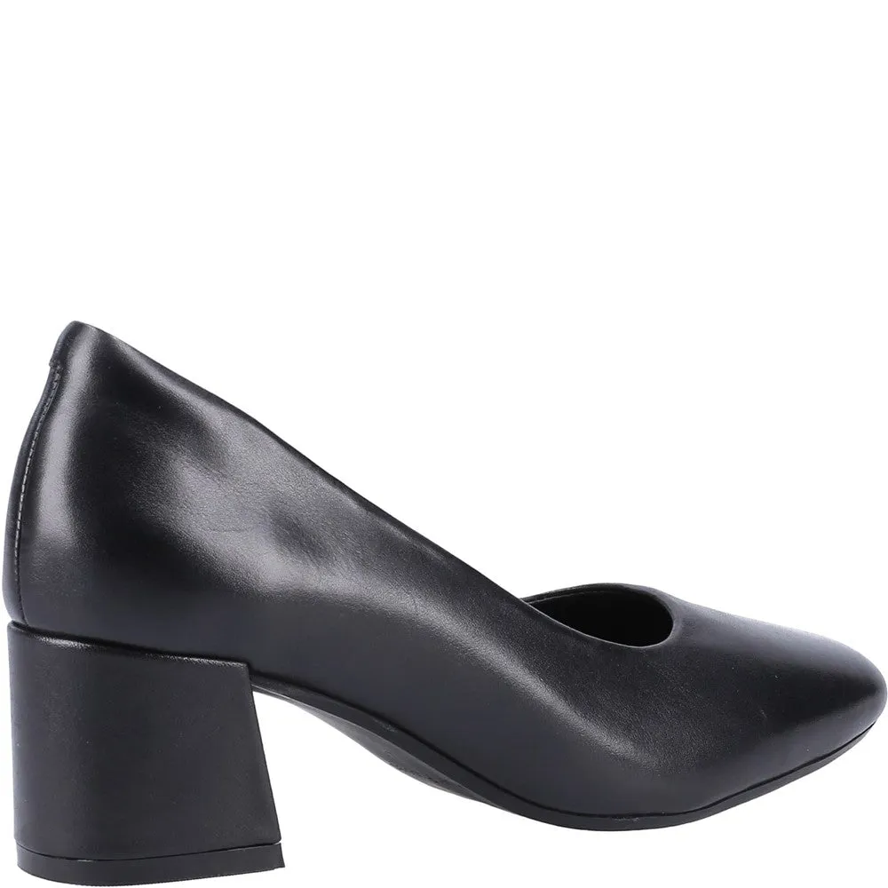 Black Alicia Court Shoes