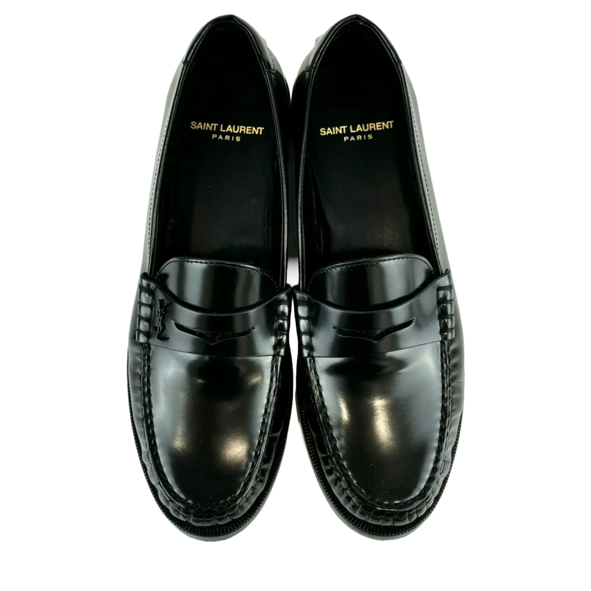 Black Patent Le Loafers Penny