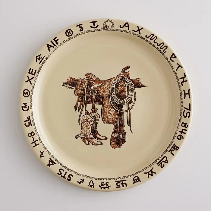 Boots and Brands Western Serving Plate