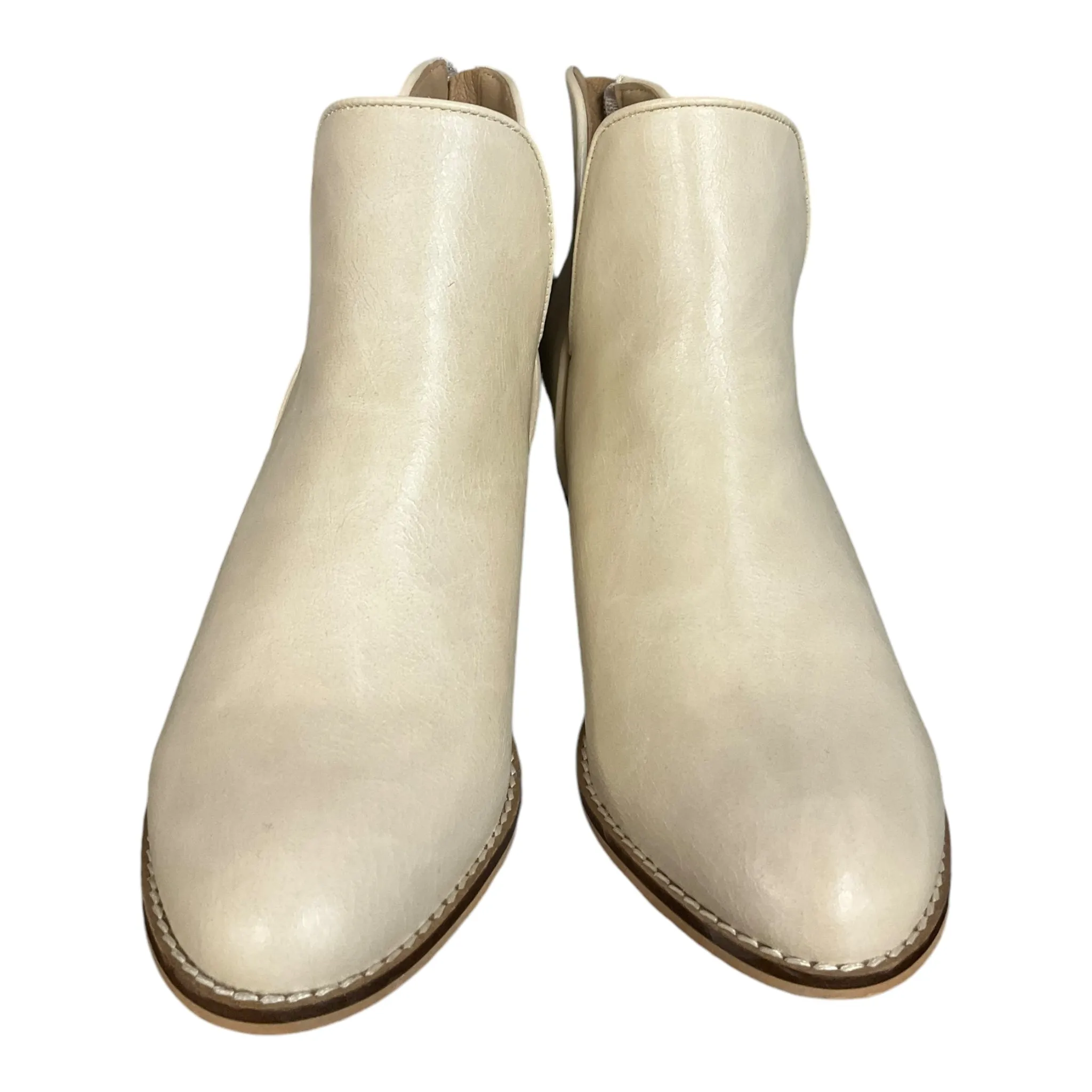 Boots Ankle Heels By Corkys In Cream, Size: 8