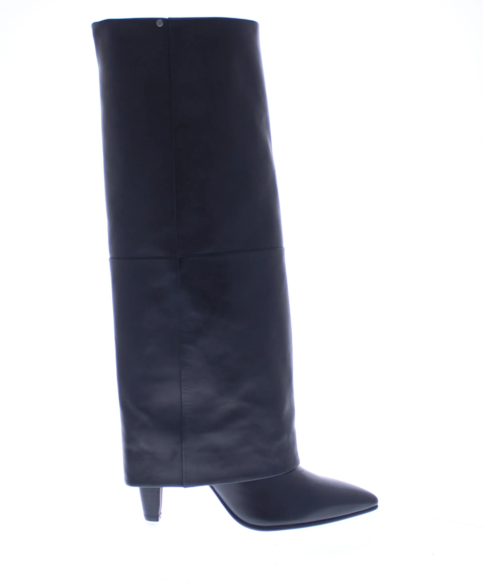 Bronx High Black Heeled High Boot