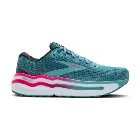 Brooks Ghost Max 2 Women's Running Shoes AW24 Storm Blue/Knockout Pink/Aqua