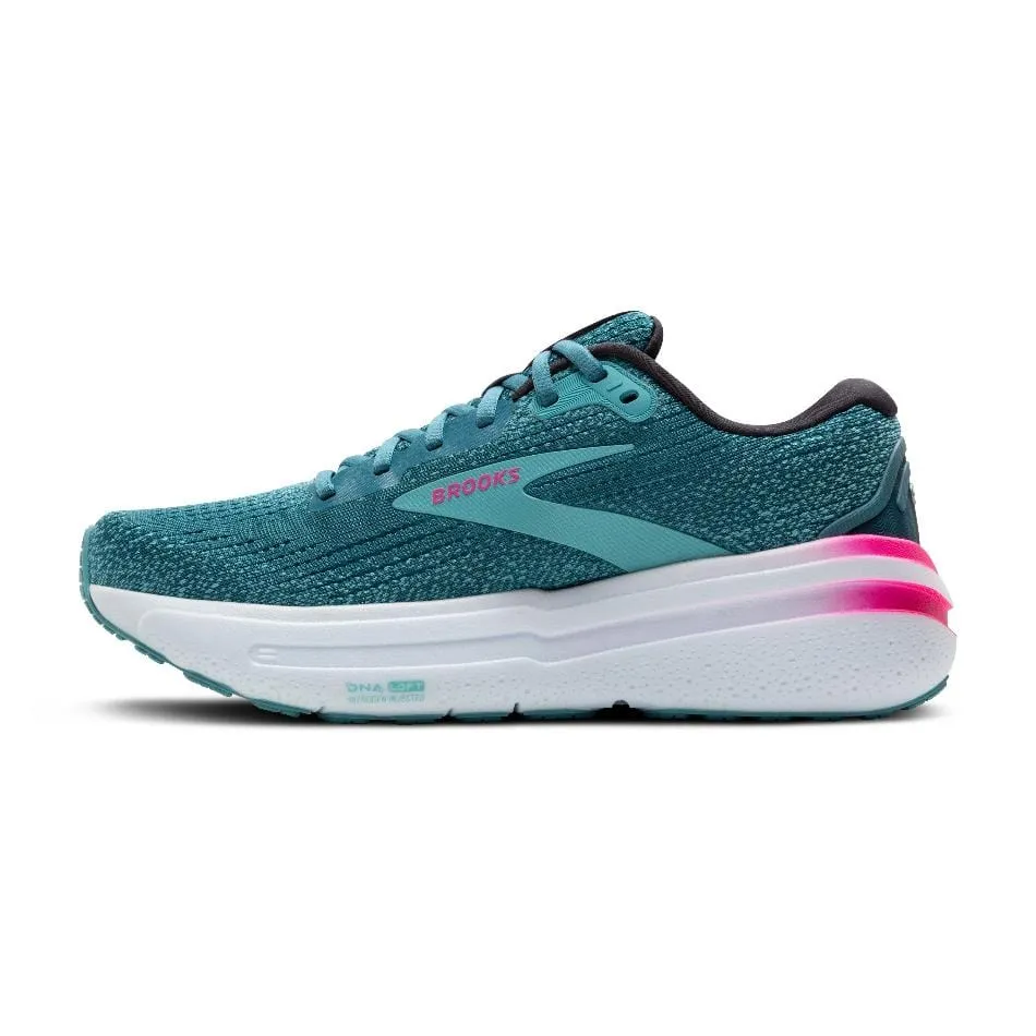 Brooks Ghost Max 2 Women's Running Shoes AW24 Storm Blue/Knockout Pink/Aqua