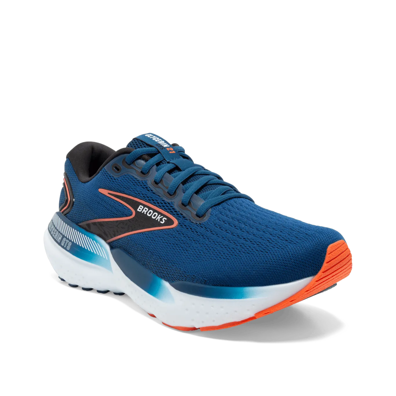 Brooks Glycerin GTS 21 (2E Width) - Blue Opal/Black (Mens)