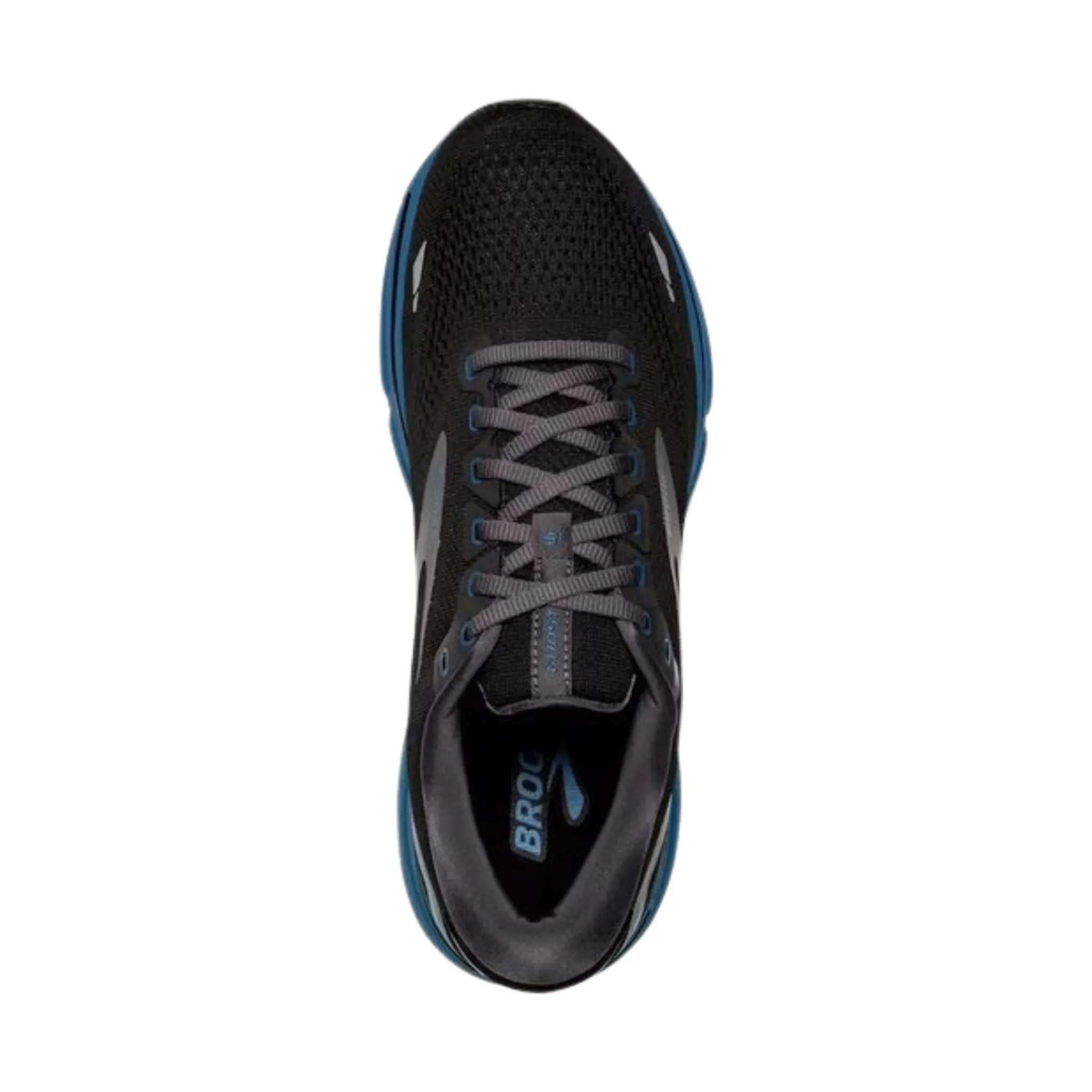 Brooks Men's Ghost 15 Road Running Shoes - Black/Blackened Pearl/ Blue - ONLINE STORE CREDIT/EXCHANGE ONLY