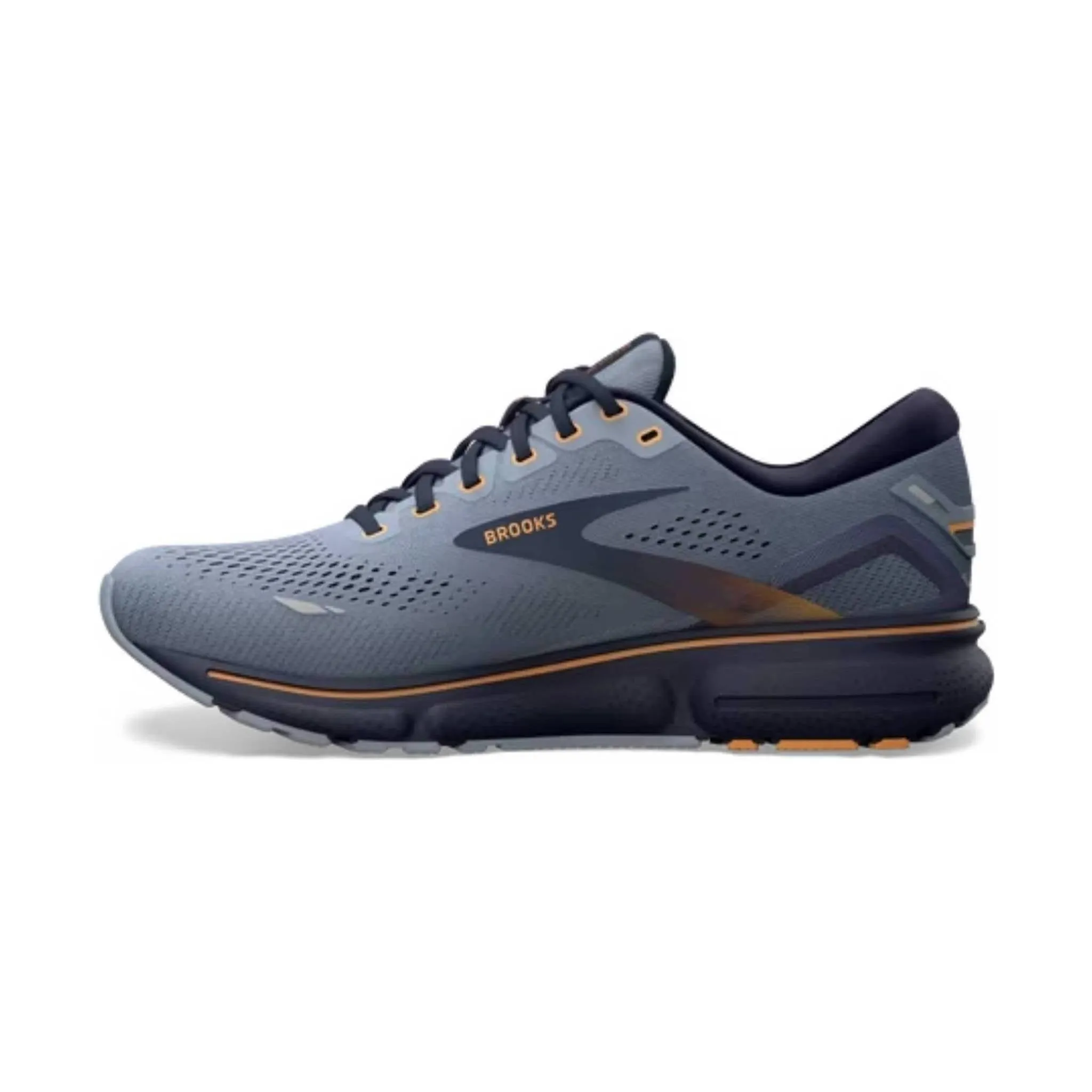 Brooks Mens Ghost 15 Road Running Shoes - Flintstone/Peacoat/Oak - Only for Online Store Credit or Exchange