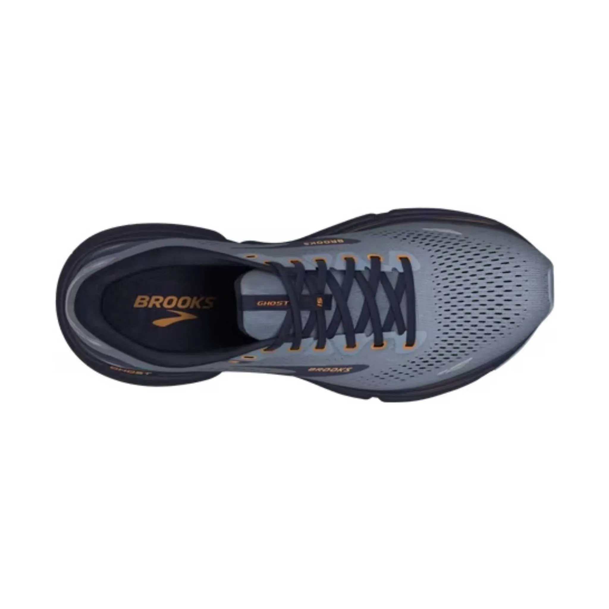 Brooks Mens Ghost 15 Road Running Shoes - Flintstone/Peacoat/Oak - Only for Online Store Credit or Exchange