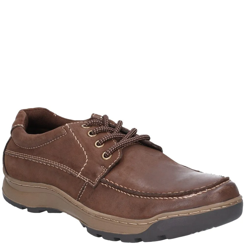 Brown Tucker Lace-Up Shoes