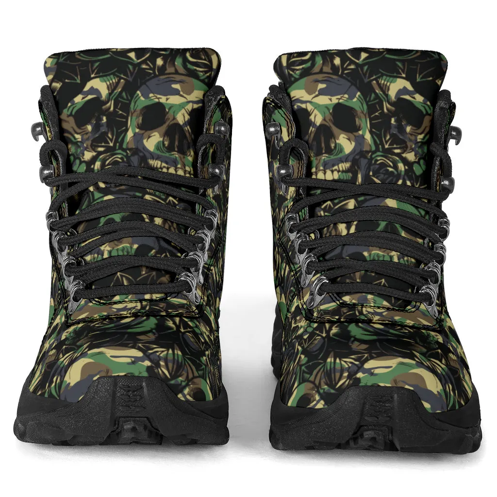 Camouflage Skull - Alpine Boots