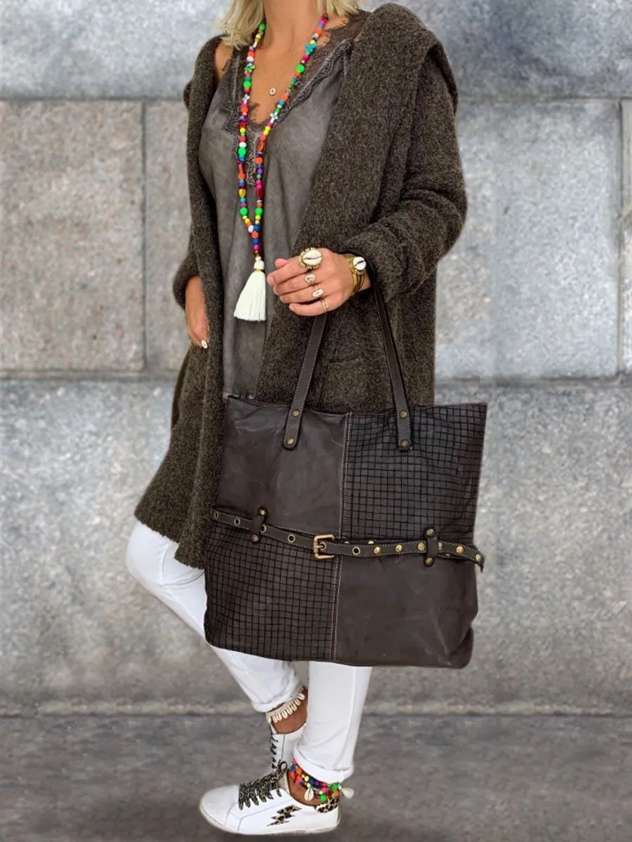 Casual and Loose Hooded Warm Sweater