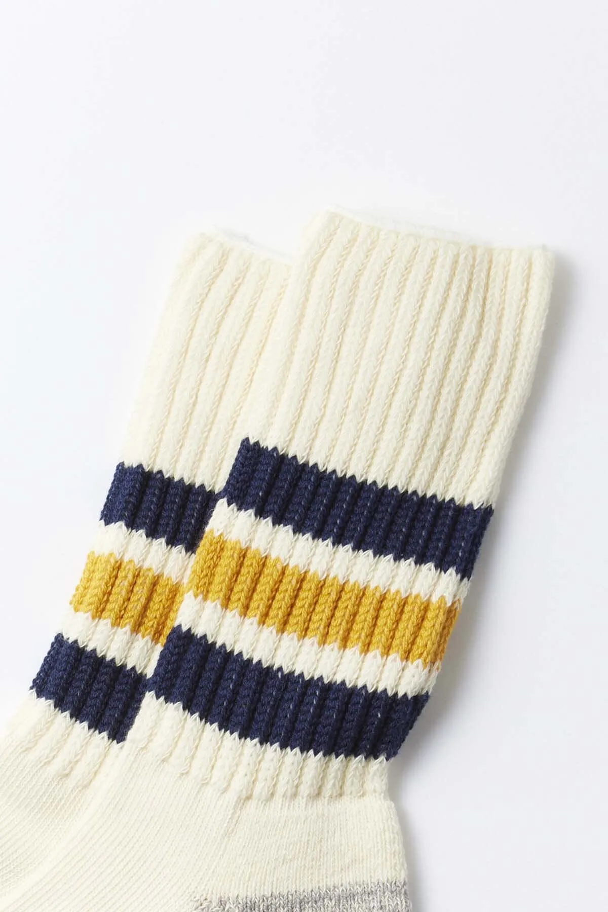 Coarse Ribbed Old School Crew Socks