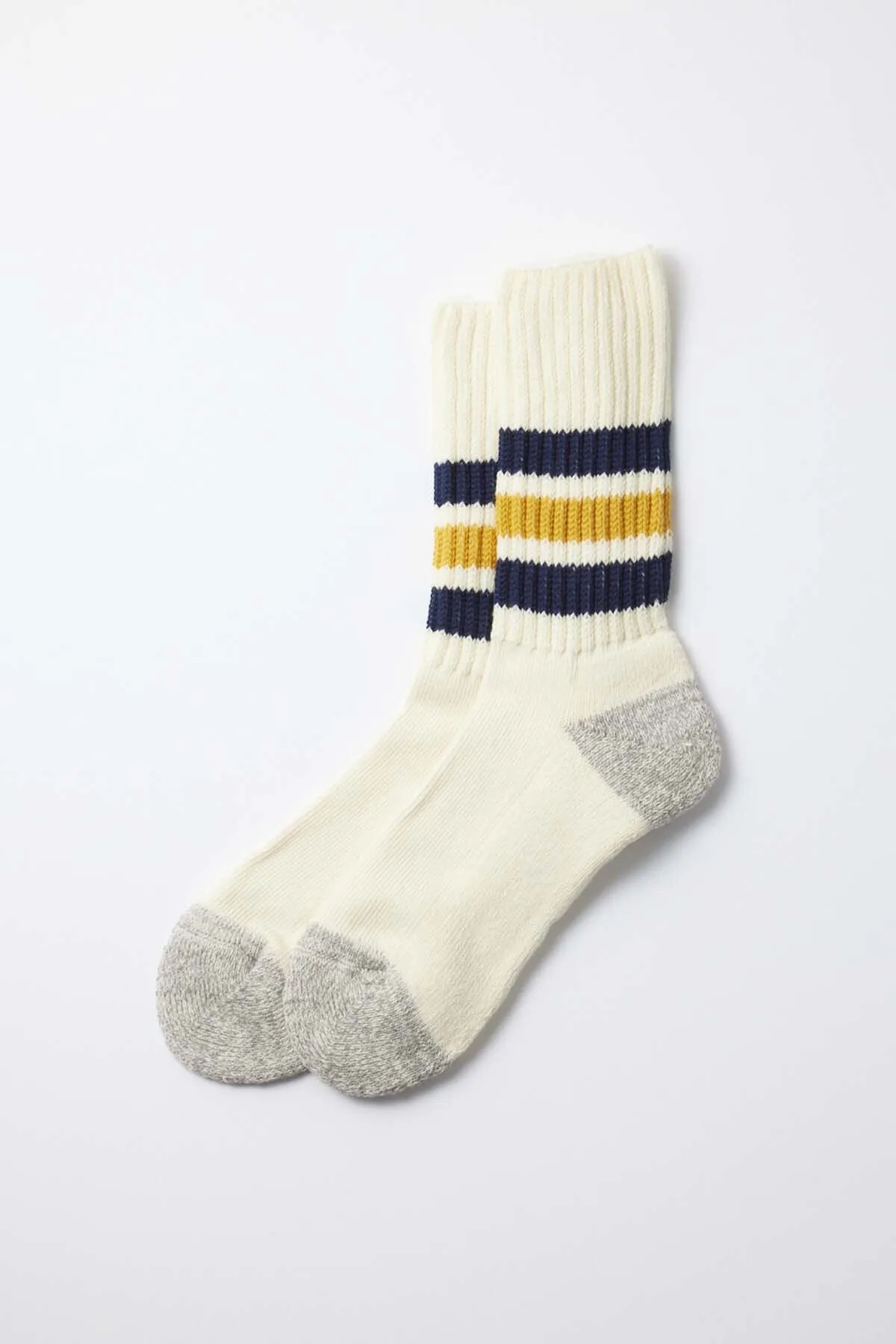 Coarse Ribbed Old School Crew Socks