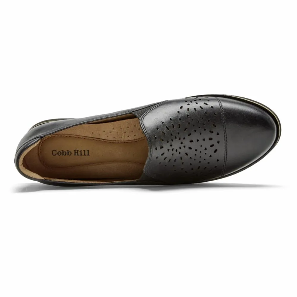 Cobb Hill LACI GORE SLIP-ON BLACK LTHR