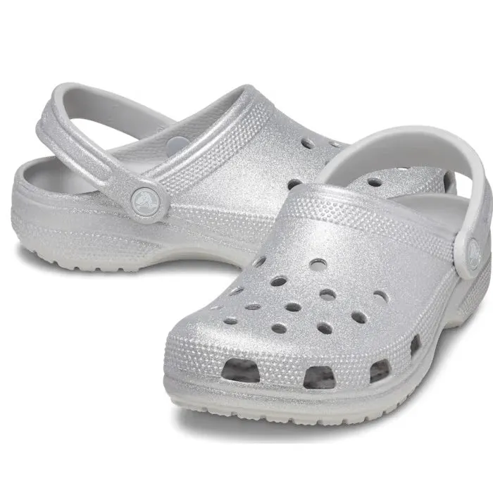 Crocs - Classic Clog Adults Silver Glitter