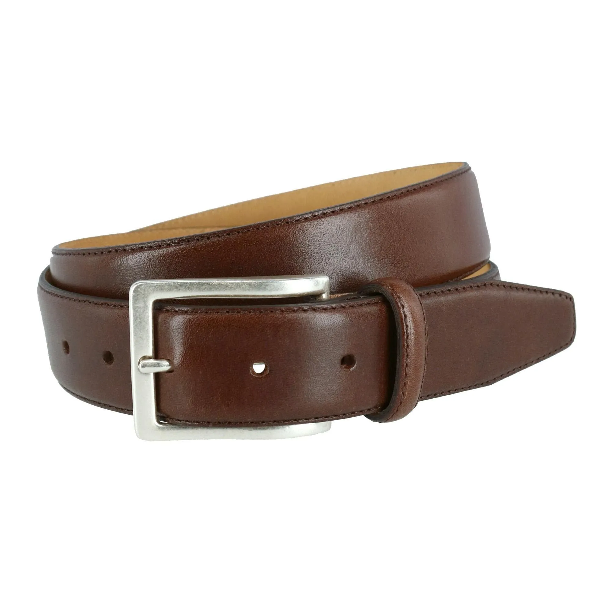 CrookhornDavis Men's Somerset Smooth Calfskin Dress Belt