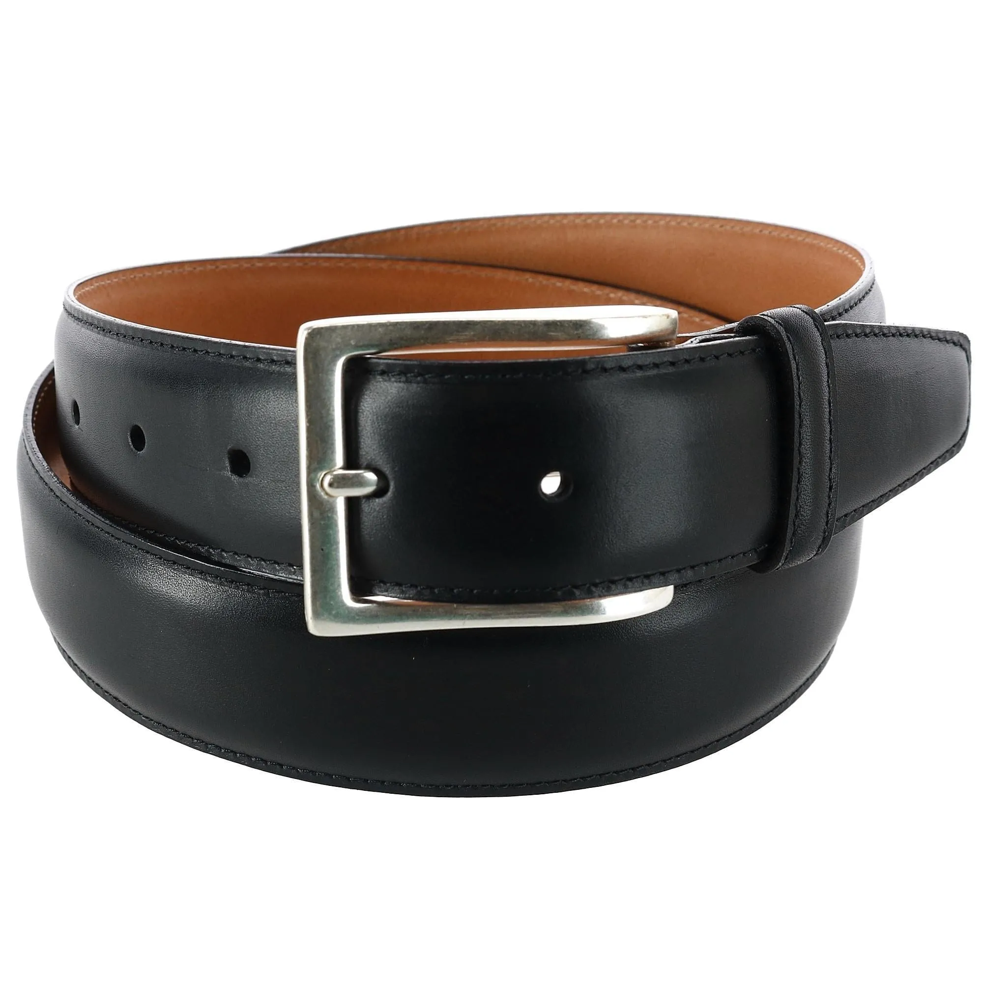 CrookhornDavis Men's Somerset Smooth Calfskin Dress Belt