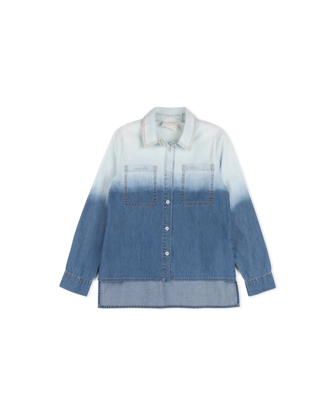 Denim Ombre Blouse