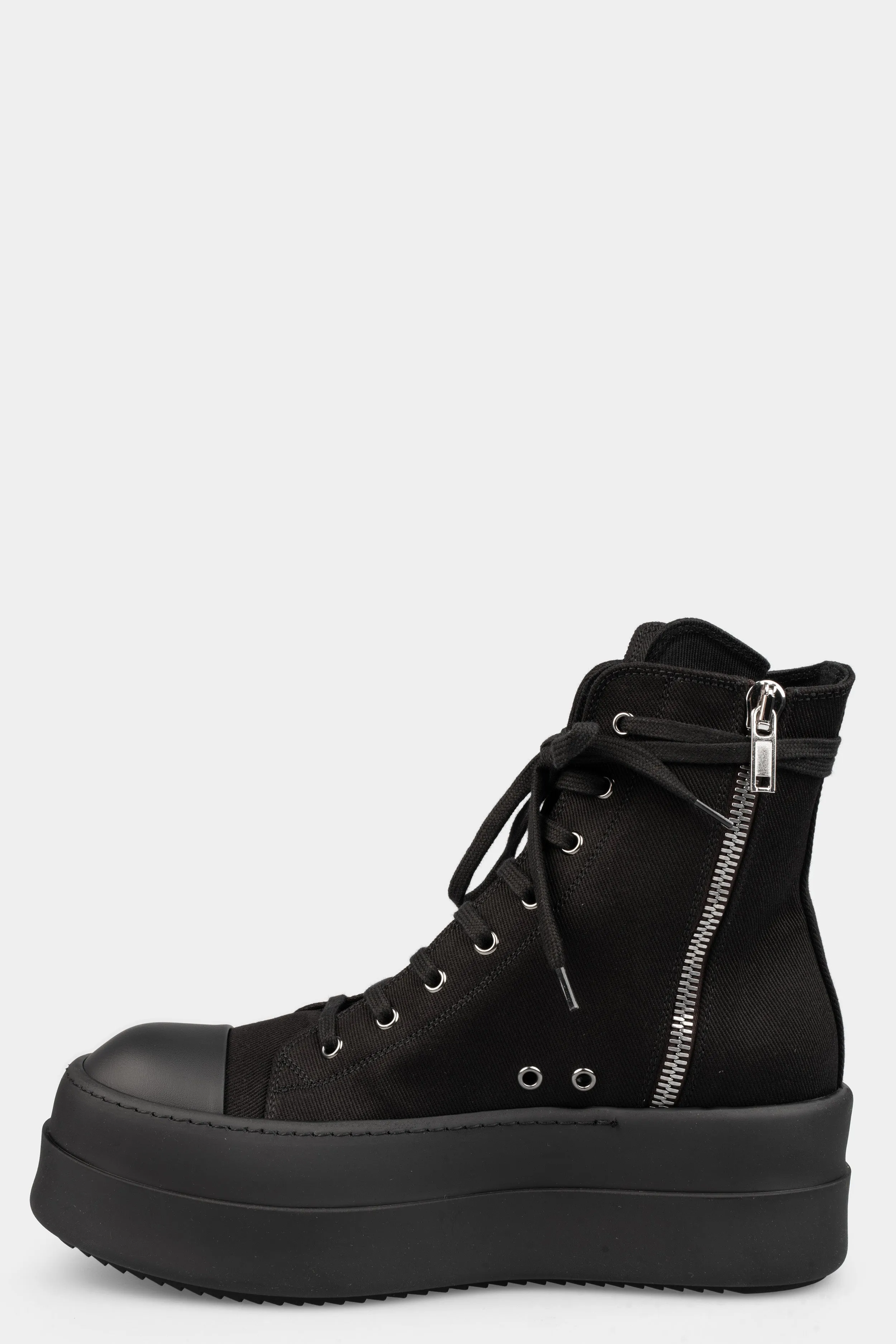 Double bumper sneakers, All Black / Pentagram