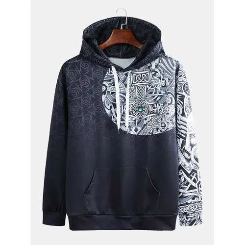 Ethnic Eagle Character Hoodies