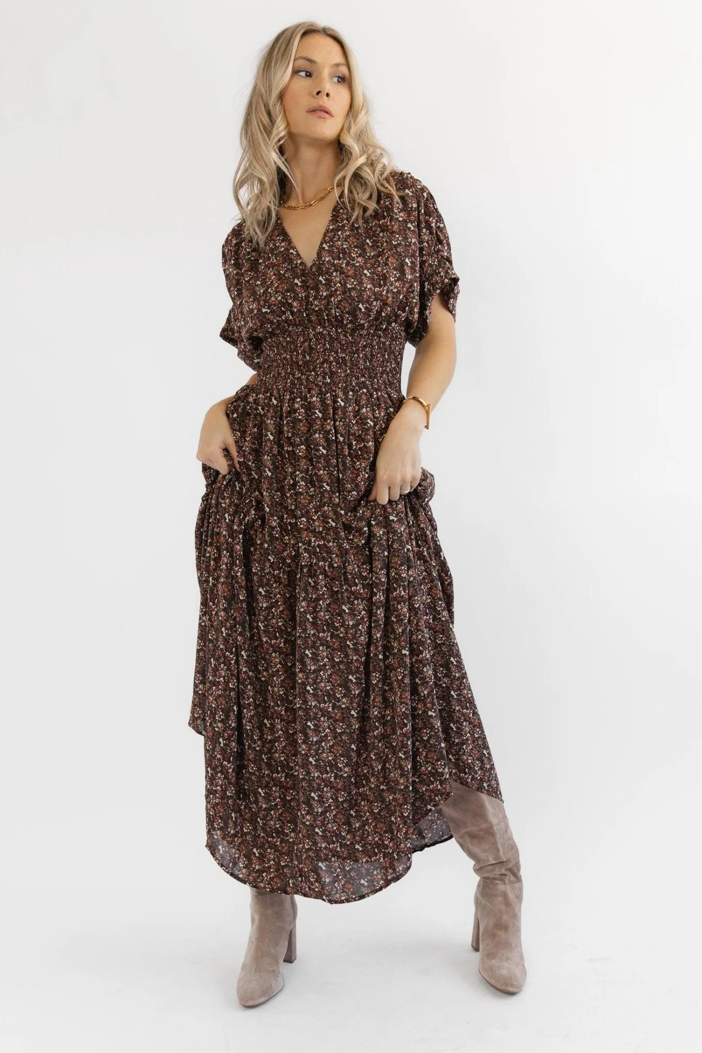 Falling For Florals Maxi Dress