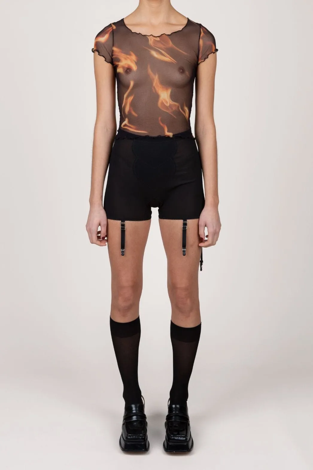 Flame Mesh Bay Tee