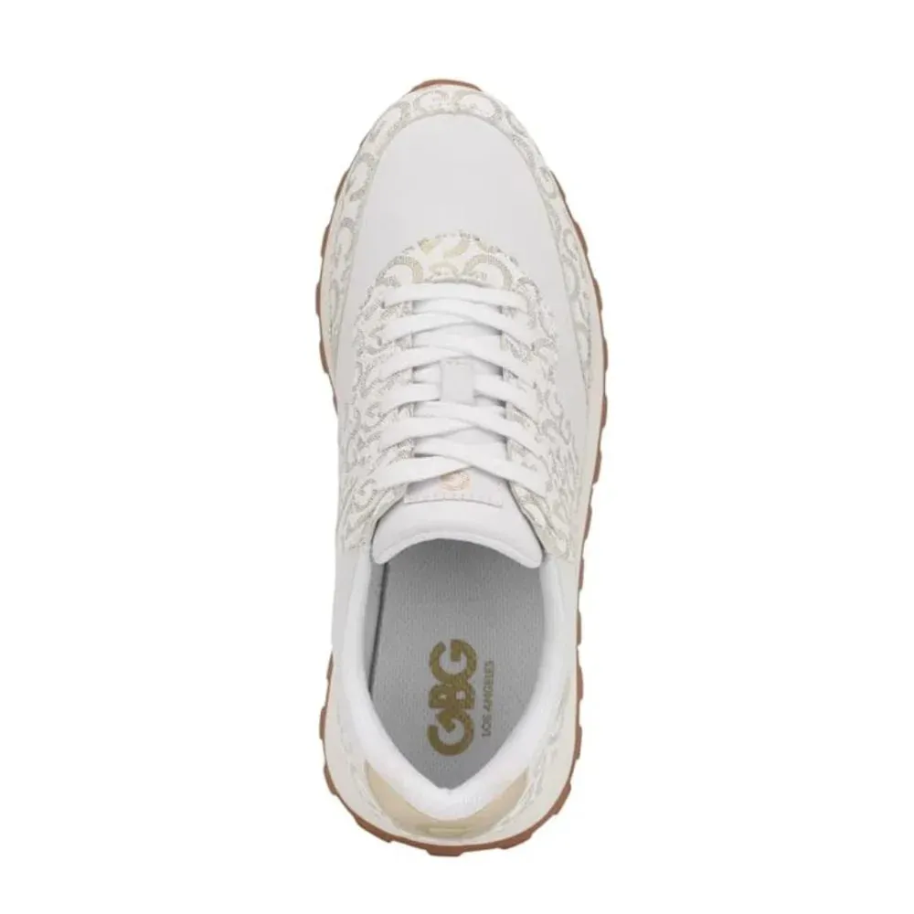 GBG Los Angeles Womens Layton 3 Sneakers - White Stylish and Comfortable Footwear