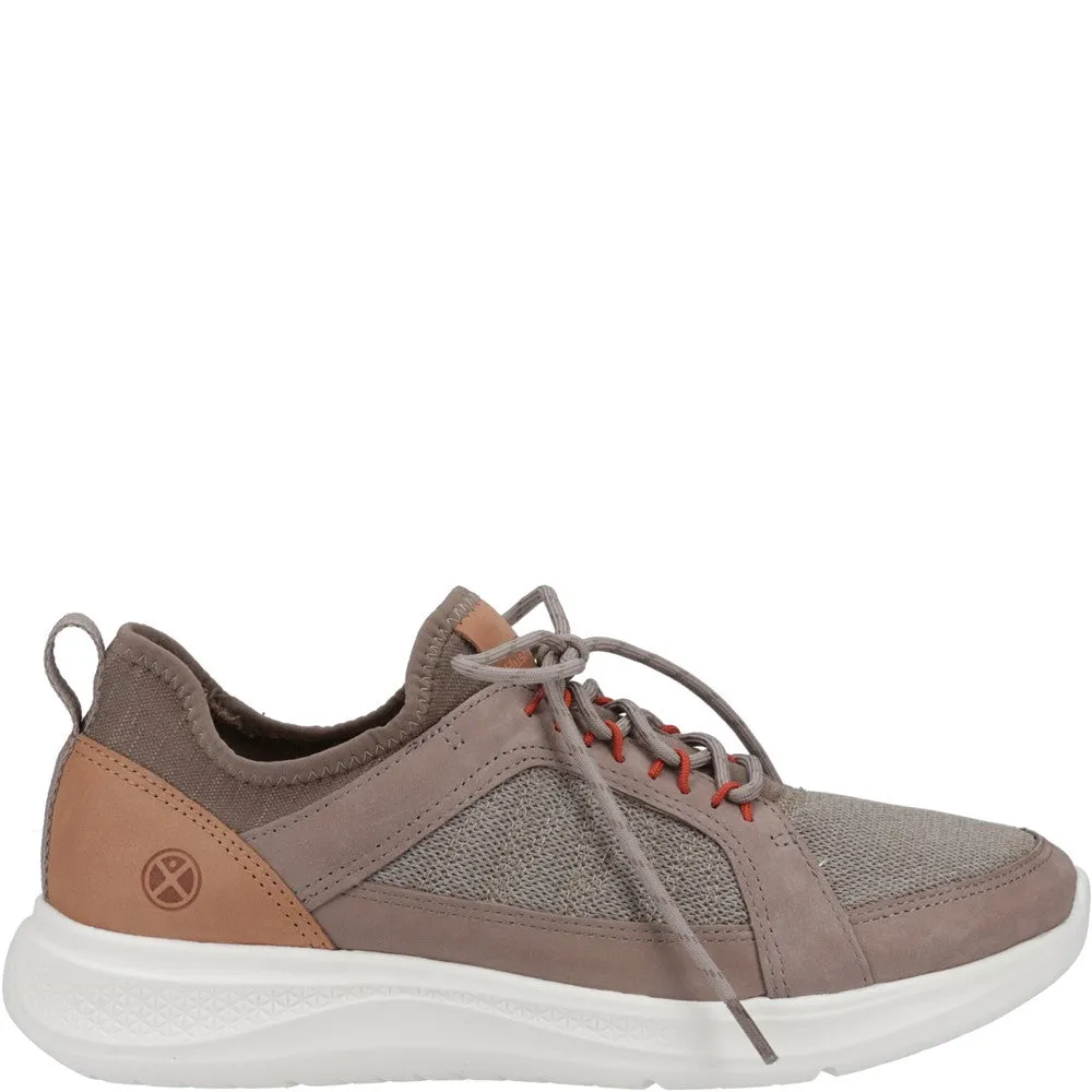 Grey Elevate Lace-Up Trainers