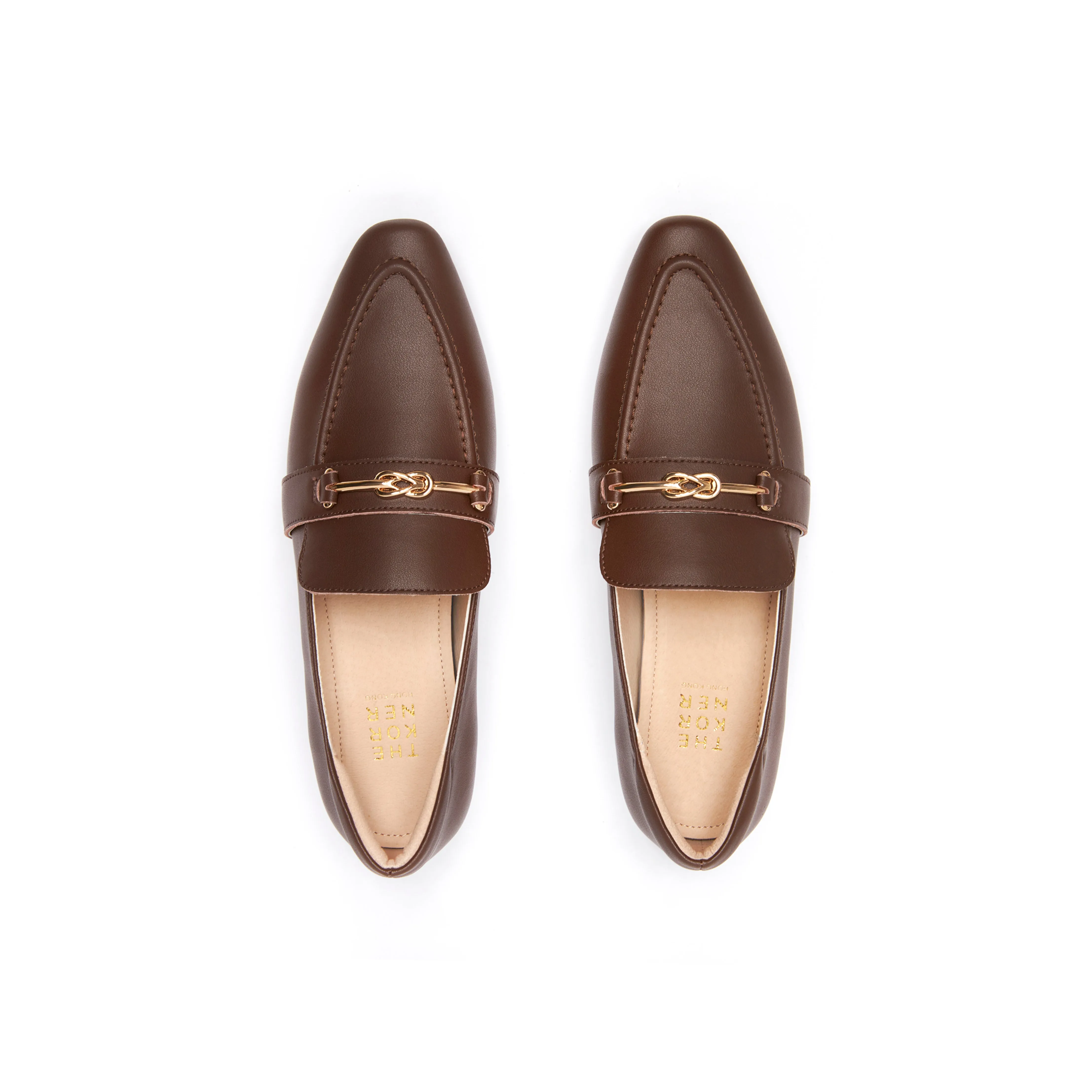 Kaylie Buckle Loafers - Chocolate ( CHO )