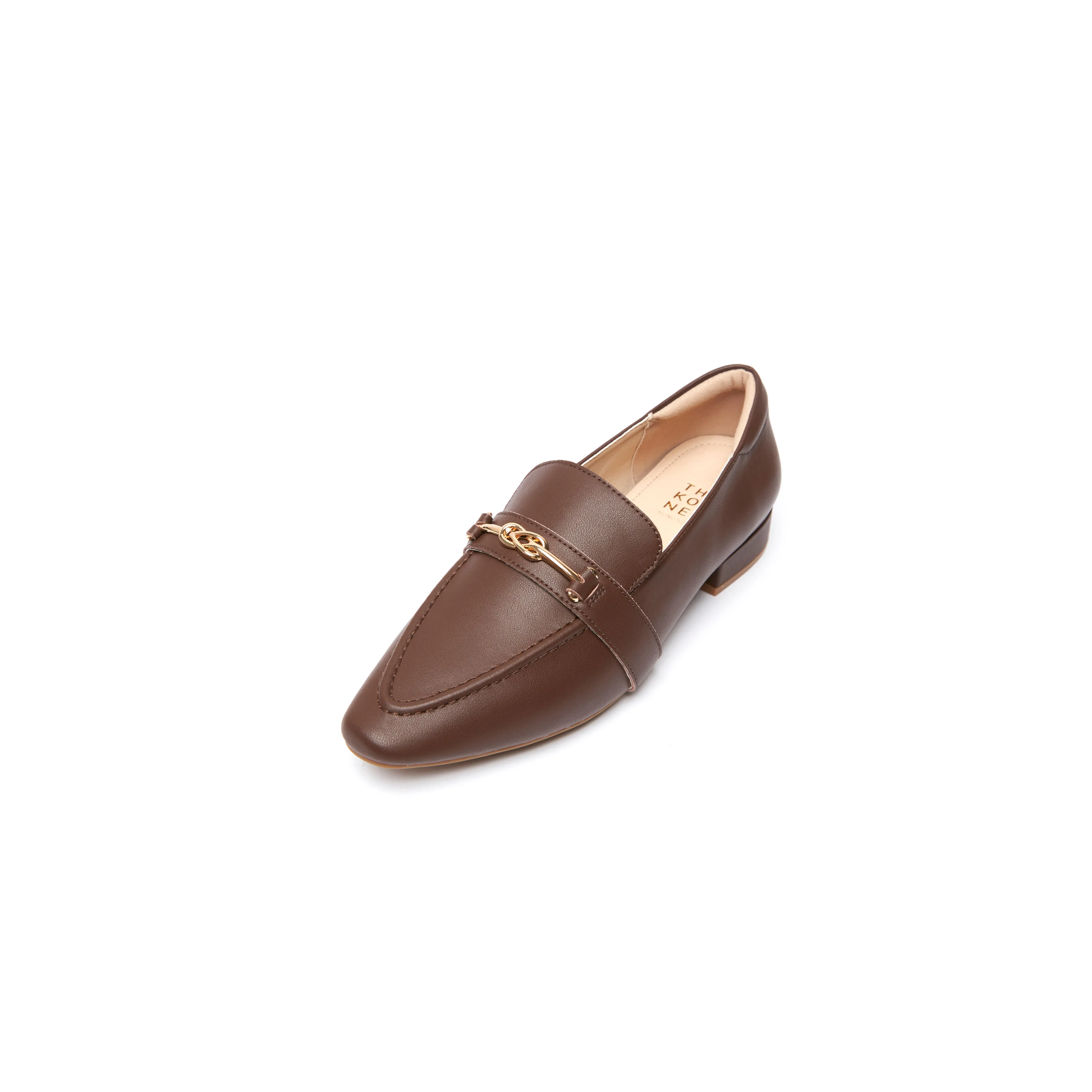 Kaylie Buckle Loafers - Chocolate ( CHO )