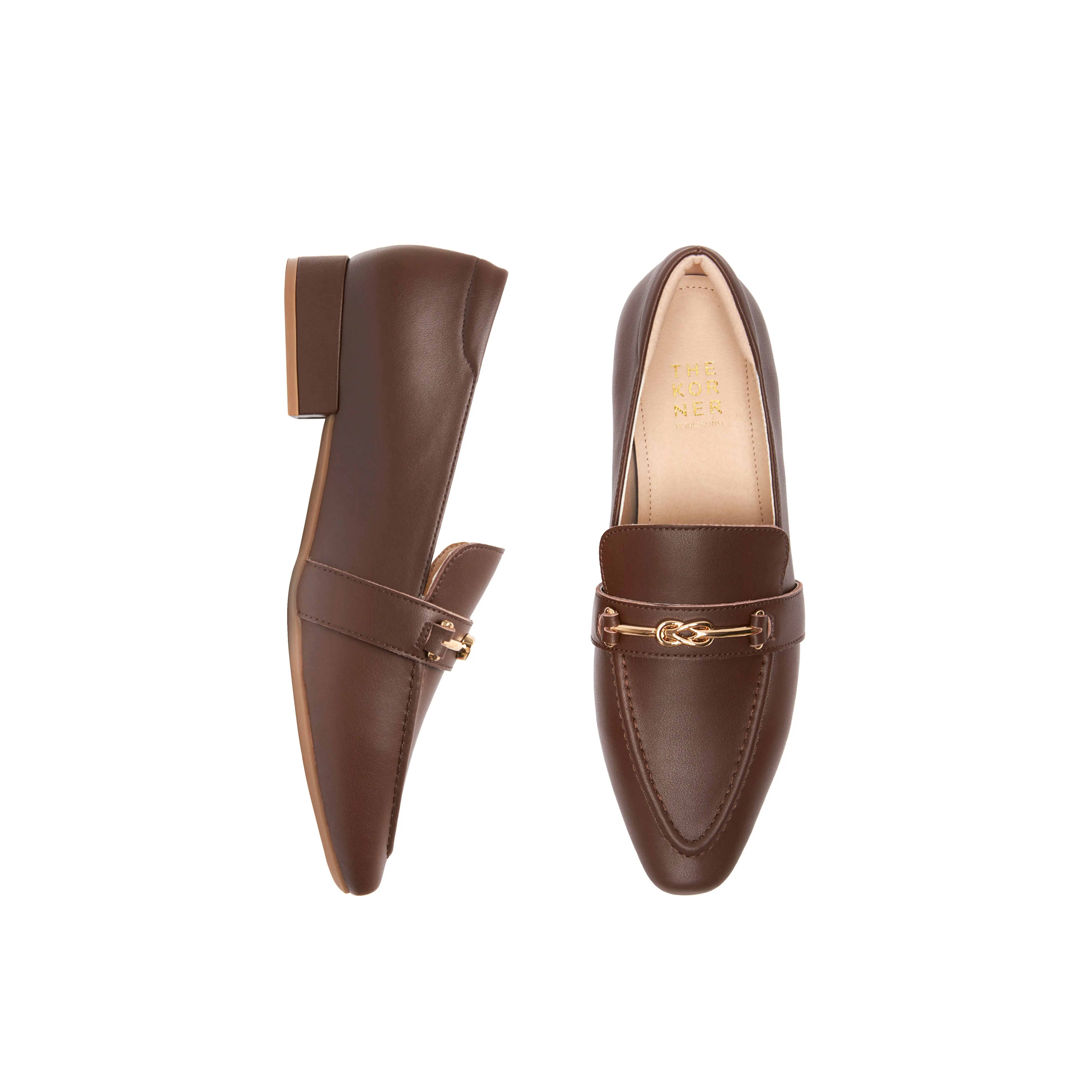 Kaylie Buckle Loafers - Chocolate ( CHO )