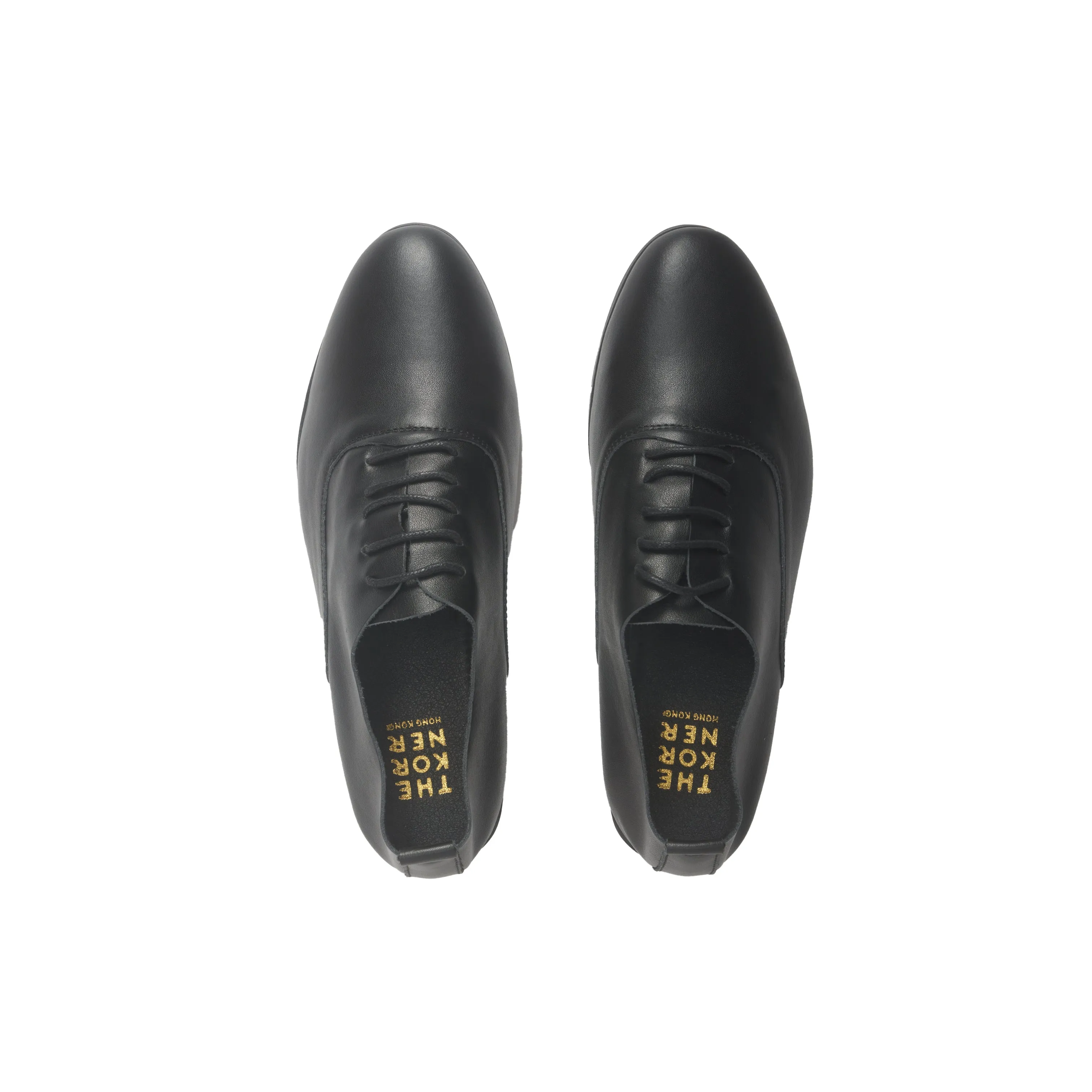 Kiff Leather Oxfords - Black (BLK)