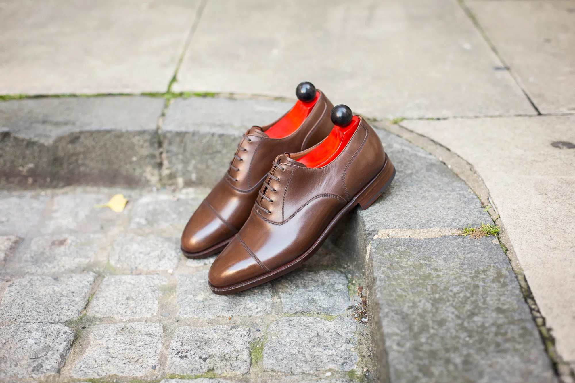 Magnolia - MTO - Mocha Calf - TMG Last - Single Leather Sole