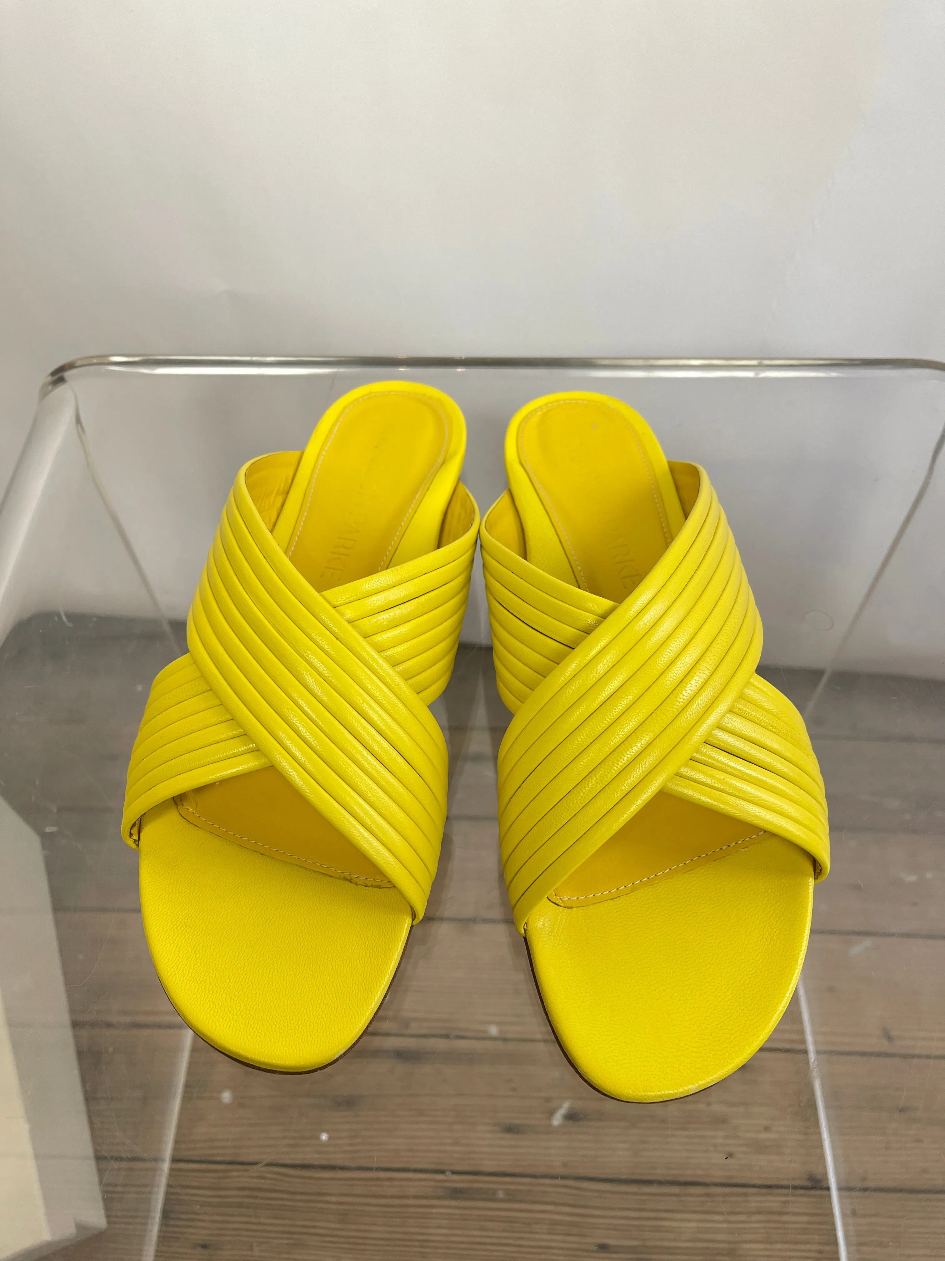 Marion Parke Yellow "Jillian" Sandals (36.5, 37.5)