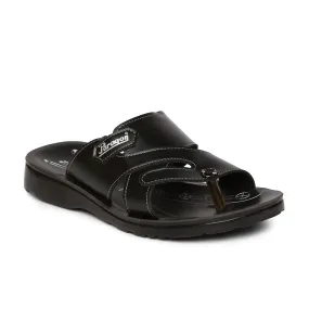 Men's Black Vertex Flip-Flops